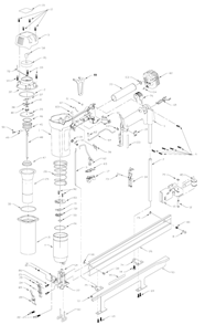 Page A Diagram and Parts List for CMS200  Porter Cable Nailer
